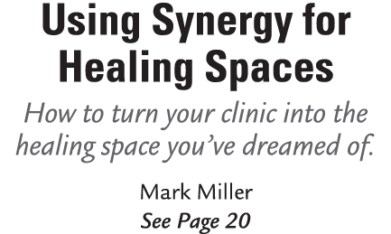 Using Synergy for Healing Spaces How to turn your clinic into the healing space you’ve dreamed of. Mark Miller See Pa...