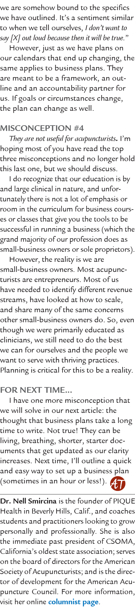 we are somehow bound to the specifics we have outlined. It’s a sentiment similar to when we tell ourselves, I don’t w...
