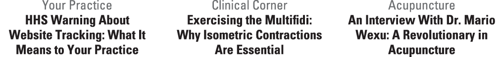 Your Practice HHS Warning About Website Tracking: What It Means to Your Practice Clinical Corner Exercising the Multi...