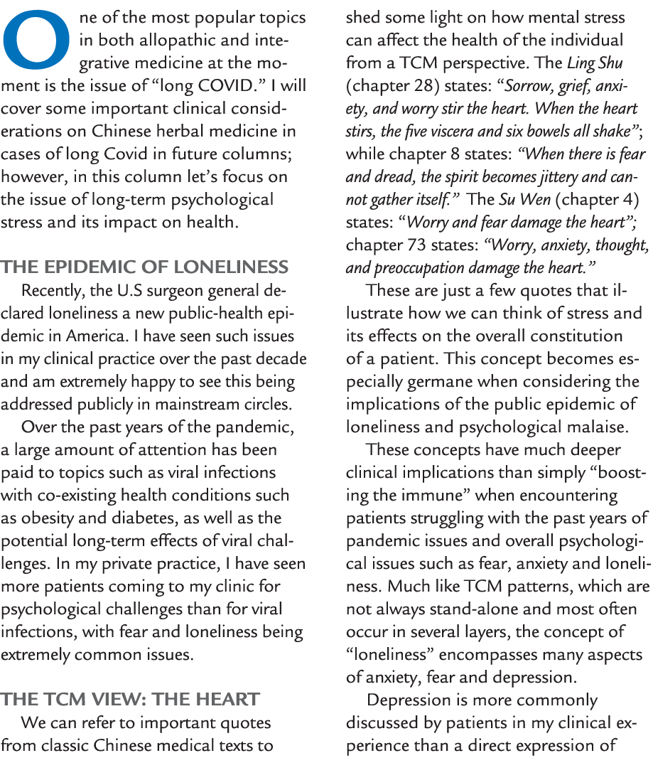 One of the most popular topics in both allopathic and integrative medicine at the moment is the issue of “long COVID....