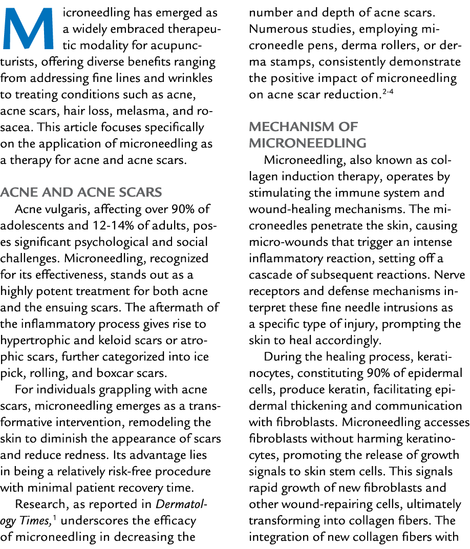 Microneedling has emerged as a widely embraced therapeutic modality for acupuncturists, offering diverse benefits ran...