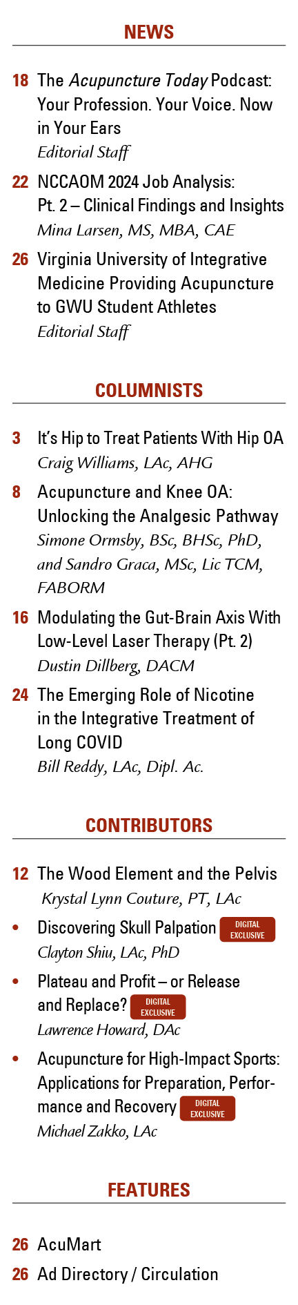 TOC - List