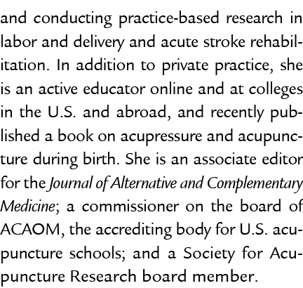and conducting practice based research in labor and delivery and acute stroke rehabilitation. In addition to private ...