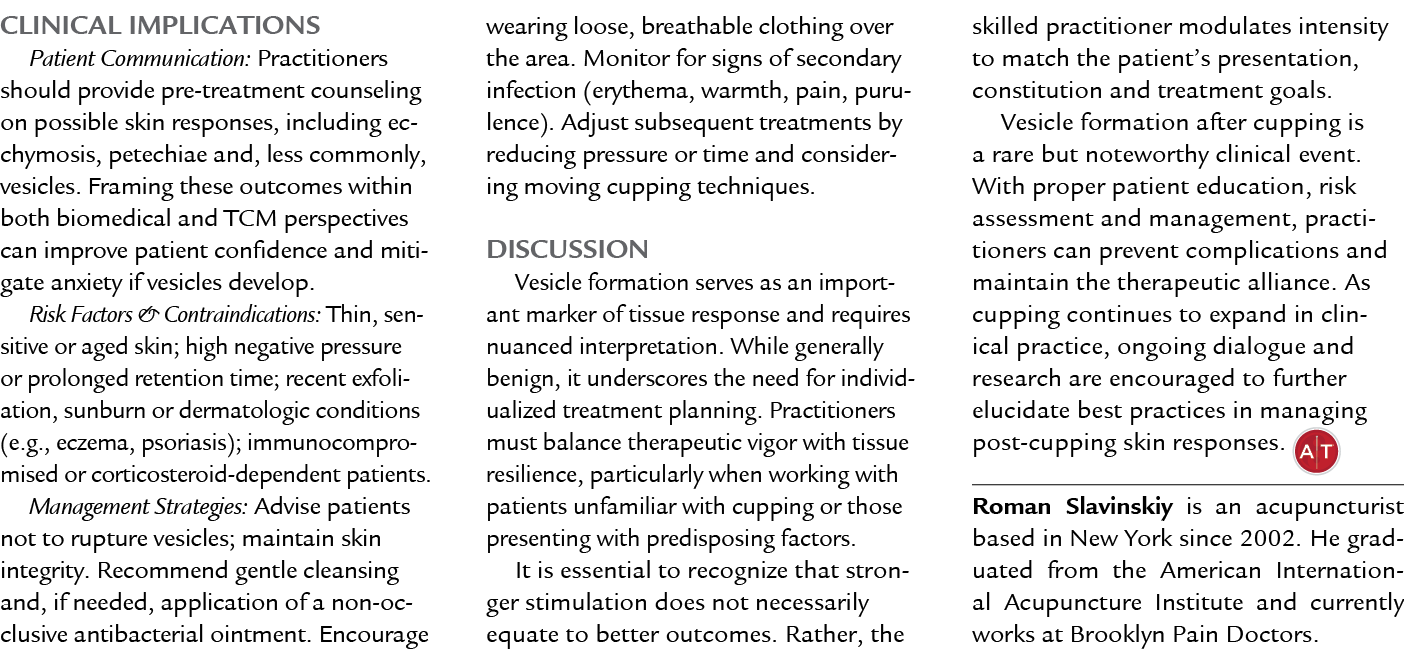 Clinical Implications Patient Communication: Practitioners should provide pre treatment counseling on possible skin r...