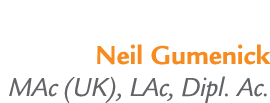 Neil Gumenick MAc (UK), LAc, Dipl. Ac.