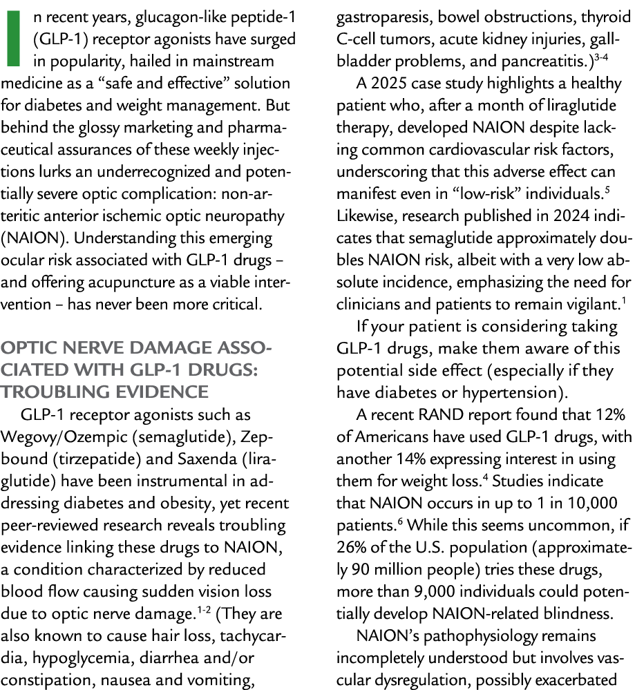 In recent years, glucagon like peptide 1 (GLP 1) receptor agonists have surged in popularity, hailed in mainstream me...