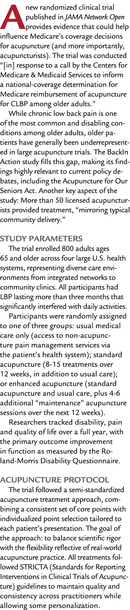 A new randomized clinical trial published in JAMA Network Open provides evidence that could help influence Medicare’s...