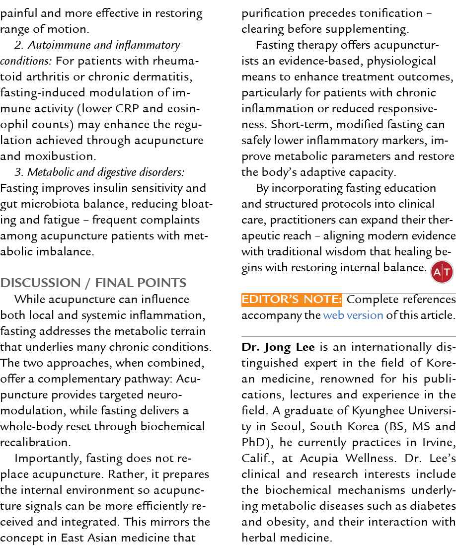 painful and more effective in restoring range of motion. 2. Autoimmune and inflammatory conditions: For patients with...