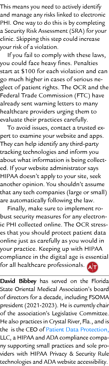 This means you need to actively identify and manage any risks linked to electronic PHI. One way to do this is by comp...