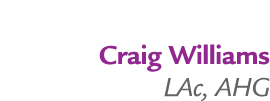 Craig Williams LAc, AHG