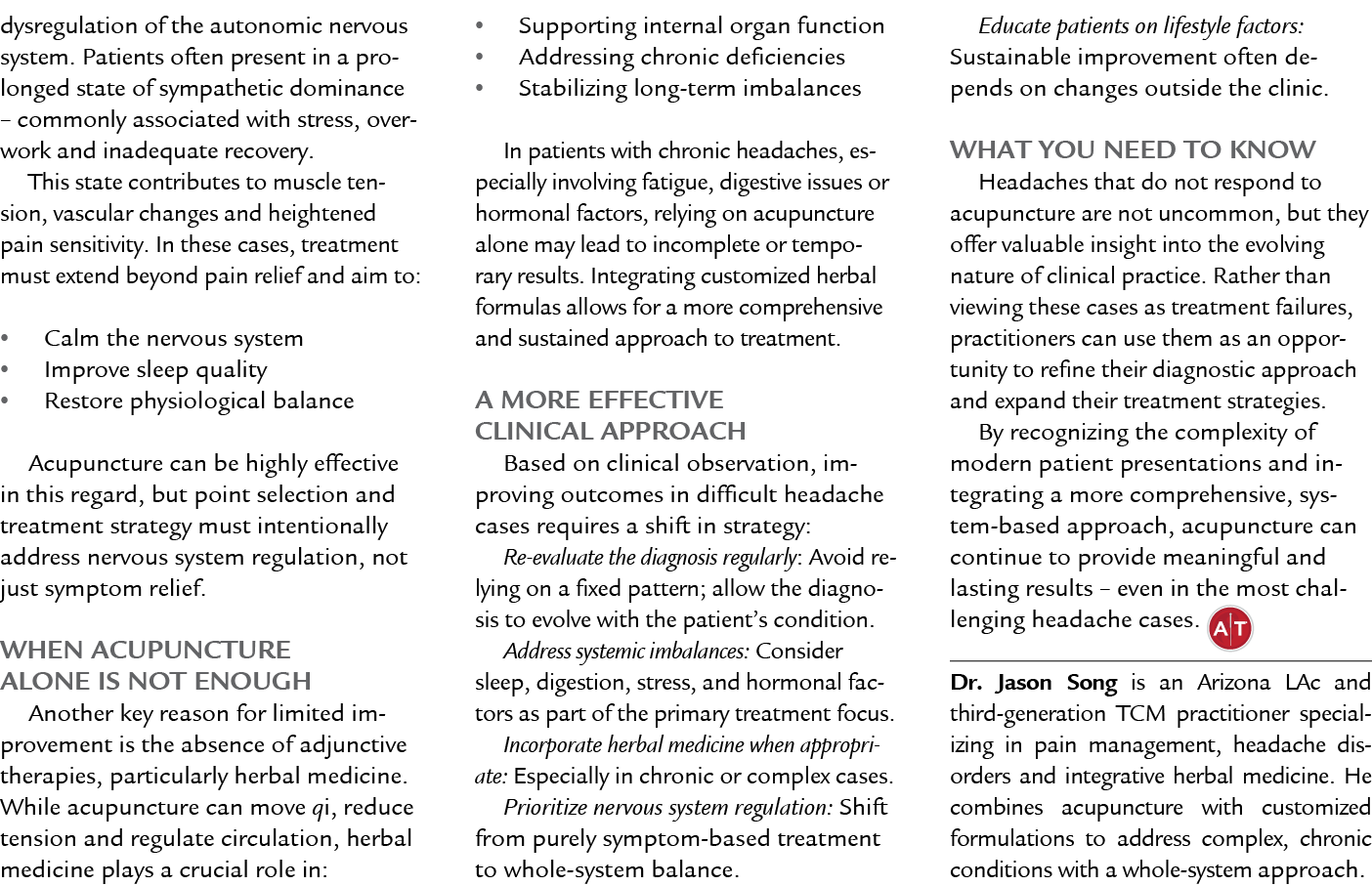 dysregulation of the autonomic nervous system. Patients often present in a prolonged state of sympathetic dominance –...