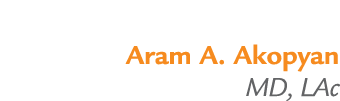 Aram A. Akopyan MD, LAc 