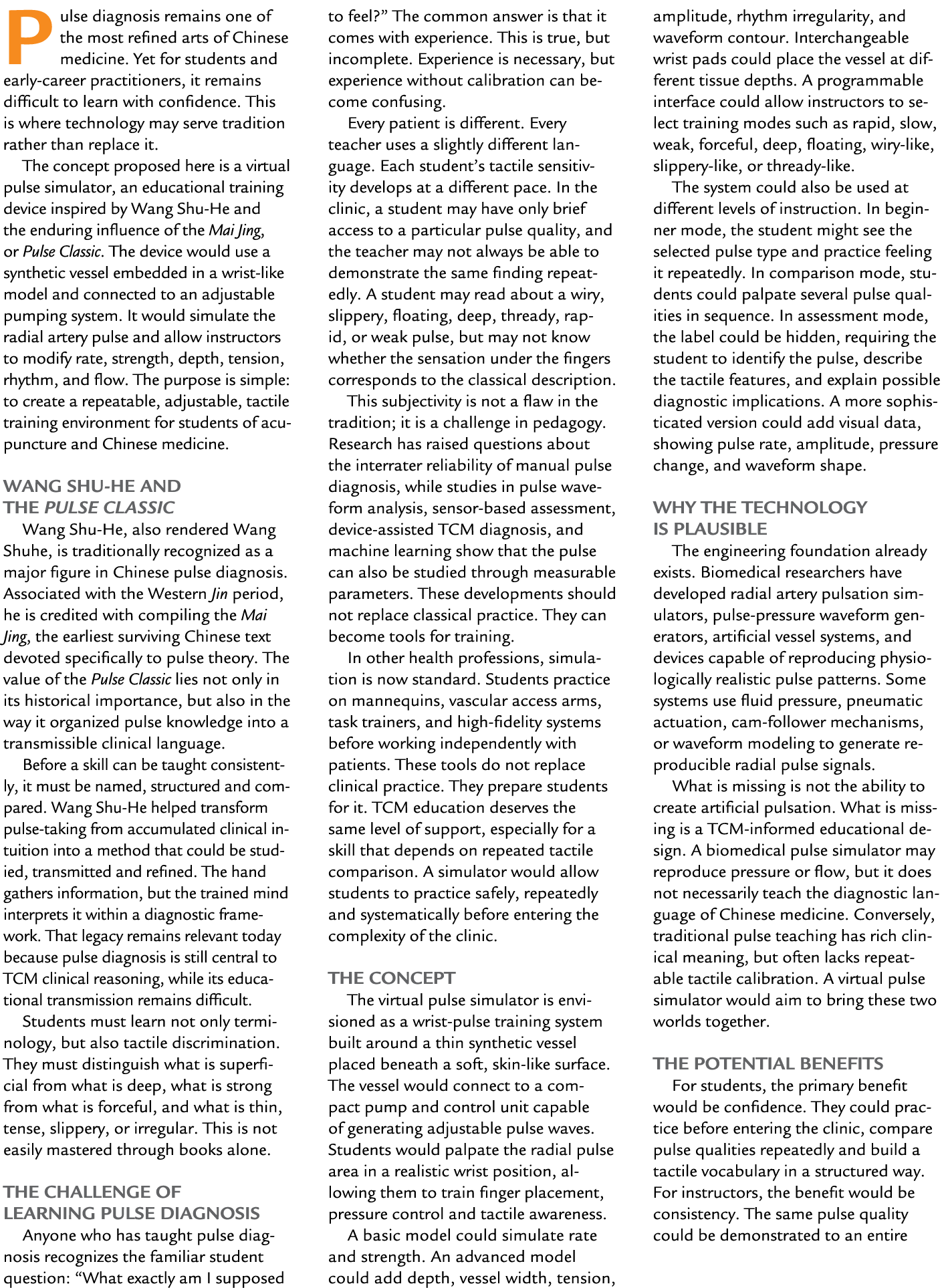Pulse diagnosis remains one of the most refined arts of Chinese medicine. Yet for students and early career practitio...