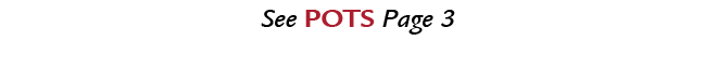 See POTS Page 