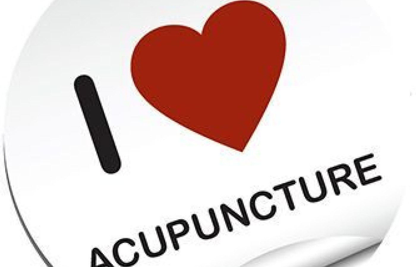 i love acupuncture sticker