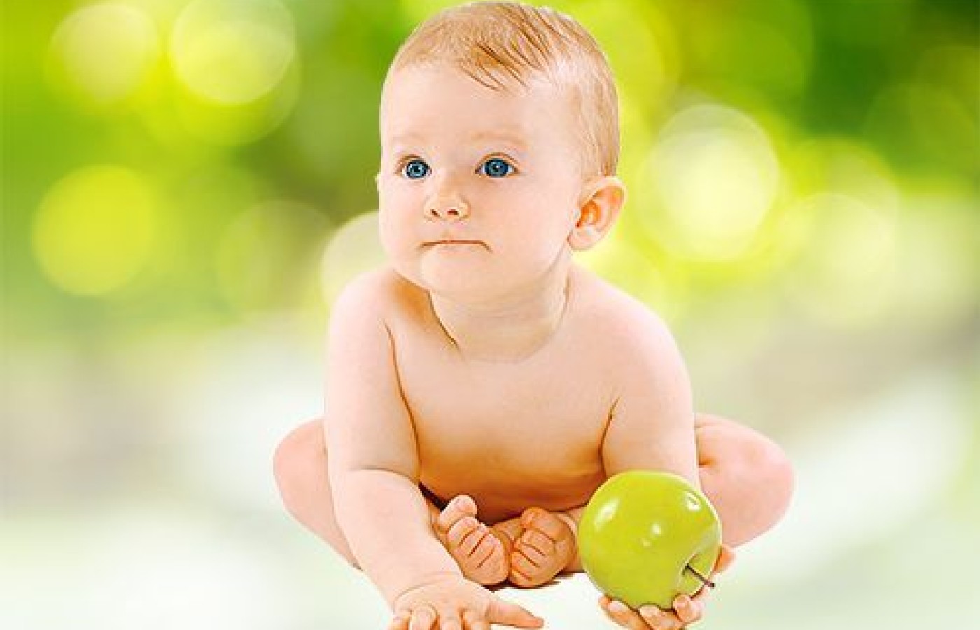 baby and vegetable